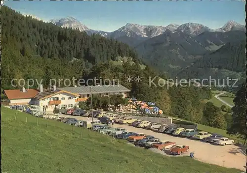 Ramsau Berchtesgaden Gasthaus Zipfhaeusl am Sahnegletscher mit Hagengebirge Kat. Ramsau b.Berchtesgaden