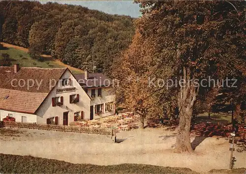 Ebringen Breisgau Gasthaus zum Schoenberg Hof Kat. Ebringen