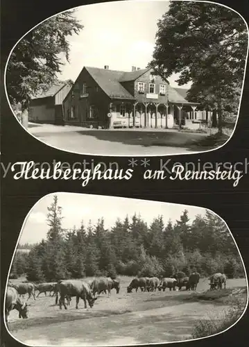 Rennsteig Heuberghaus  Kat. Neuhaus Rennweg