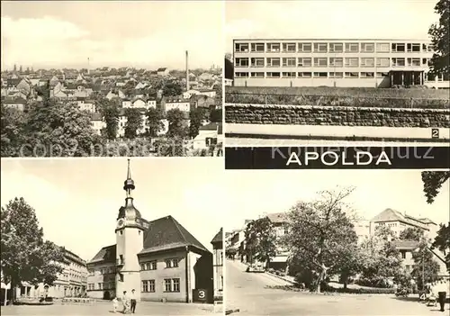 Apolda Polytechnische Oberschule Rathaus Kat. Apolda