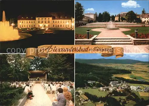 Bad Alexandersbad Schloss Terrasse Pavillon Kat. Bad Alexandersbad