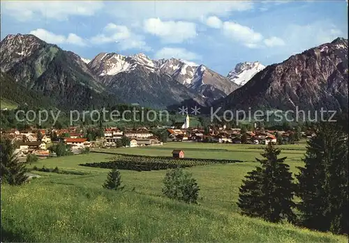 Oberstdorf Riffenkopf Kegelkopf Gr. Krottenkopf Fuerschiesser  Kat. Oberstdorf