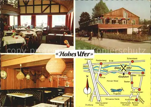 Gahlen Restaurant Cafe Hohes Ufer  Kat. Schermbeck