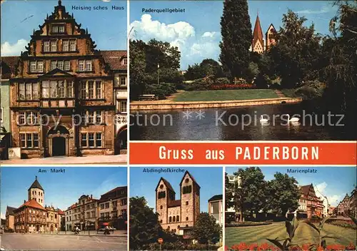 Paderborn Heisingsches Haus Am Markt Marienplatz Paderquellgebiet Kat. Paderborn