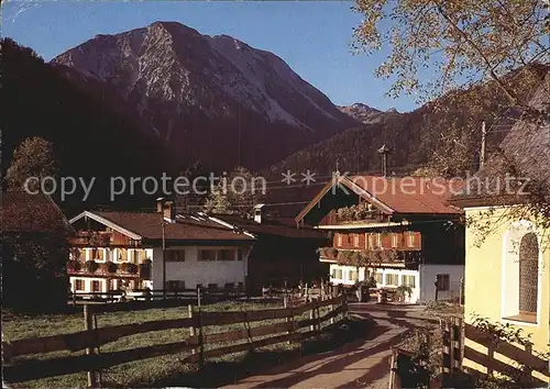 Osterhofen Bayrischzell Teilansicht  Kat. Bayrischzell