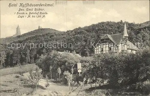 Bad Frankenhausen Hotel Kyffhaeuserdenkmal Kaiser Wilhelm Denkmal Kat. Bad Frankenhausen