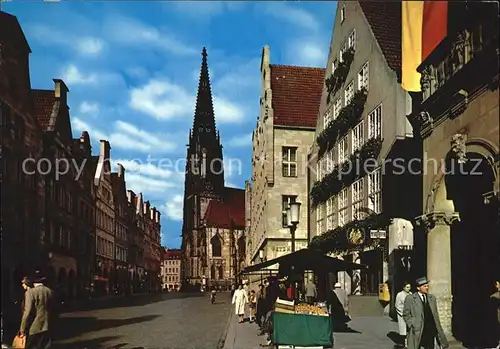 Muenster Westfalen Prinzipalmarkt Kat. Muenster