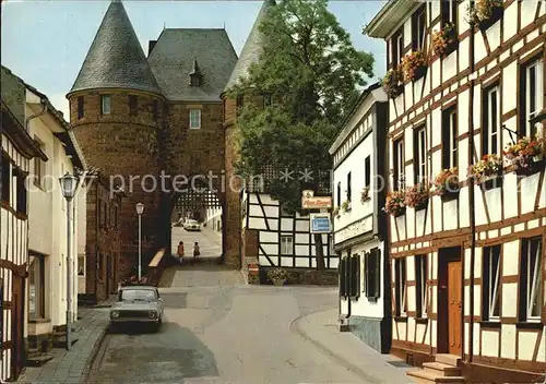 Nideggen Eifel Duerener Tor Fachwerkhaus Luftkurort Kat. Nideggen