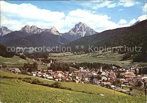 Monguelfo Pustatal Italien Panorama Picco di Vallandro Duerrenstein Dolomiten Kat. Italien