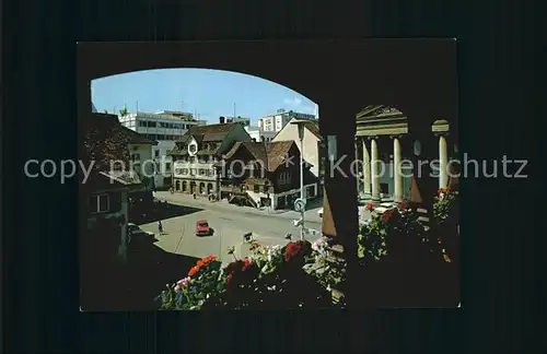 Dornbirn Vorarlberg mit Rotem Haus Kat. Dornbirn