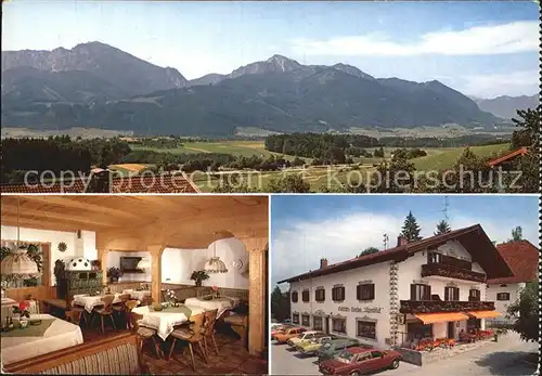 Bernhaupten Bergen Panorama Gasthof Pension Alpenblick Gaststube