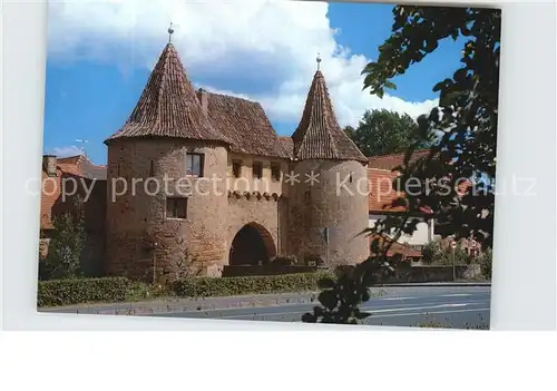 Prichsenstadt Westtor Schloss Kat. Prichsenstadt