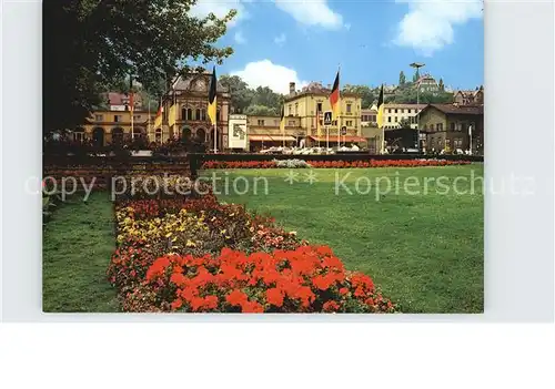 Neustadt Weinstrasse Bahnhofsplatz Blumenbeet Kat. Neustadt an der Weinstr.