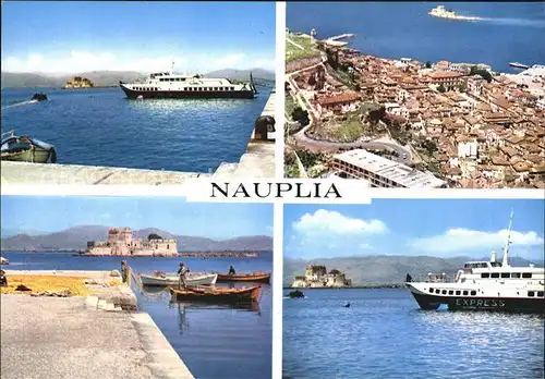 Nauplia Nauplion Fliegeraufnahme Kat. Nafplio