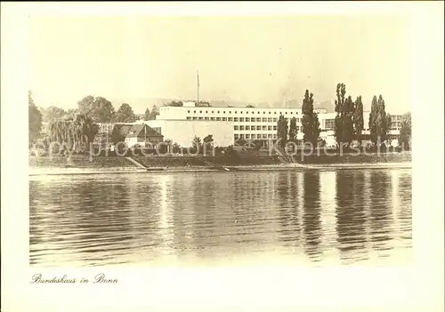 Bonn Rhein Bundeshaus Kat. Bonn