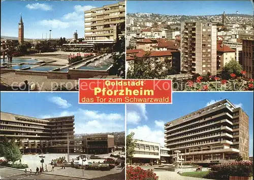 Pforzheim Teilansichten Kat. Pforzheim