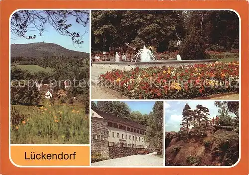 Lueckendorf Hochwald Kurpark Ferienheim Gaststaette Fuchskanzel Kat. Kurort Oybin