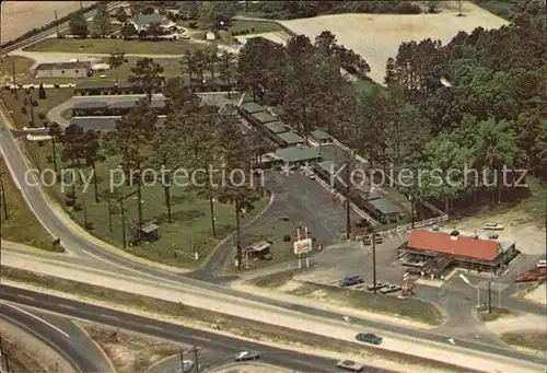 Rocky Mount North Carolina Fliegeraufnahme Cobbs Motel and Country Restaurant Kat. Rocky Mount