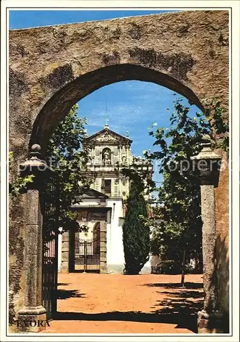 Evora Fachada do Templo da Cartuxa Tempel Kat. Evora