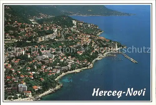 Hercegnovi Fliegeraufnahme Kat. Montenegro