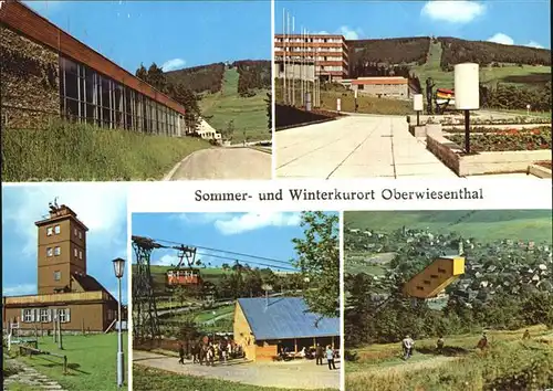 Oberwiesenthal Erzgebirge Hallenschwimmbad Fichtelberg Wetterwarte Kat. Oberwiesenthal