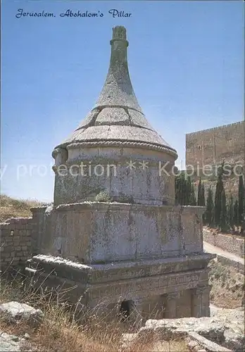 Jerusalem Yerushalayim Abshaloms Pillar Kat. Israel