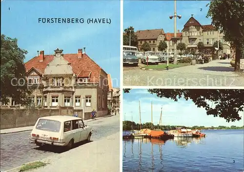 Fuerstenberg Havel Ernst Thaelmann Strasse Markt Schwedt See Kat. Fuerstenberg