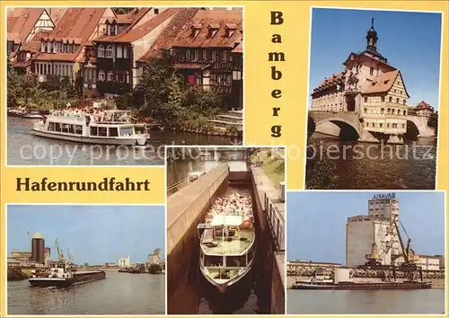 Bamberg Hafen Schiff Kat. Bamberg