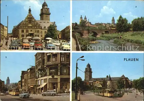 Plauen Vogtland Altmarkt Bahnhofstrasse  Kat. Plauen