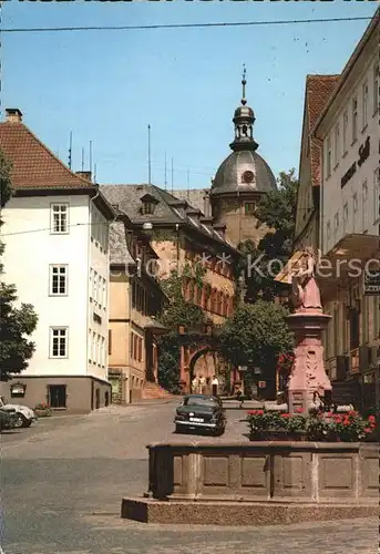 Laubach Hessen Engelsbrunnen im Schloss Kat. Laubach Vogelsberg