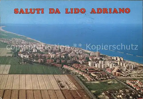 Lido Adriano Fliegeraufnahme Kat. Italien