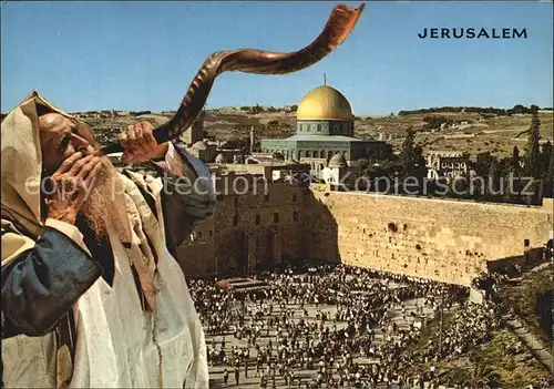 Jerusalem Yerushalayim Temple Aerea Western Wall Dome of the Rock Mosque Omar Kat. Israel