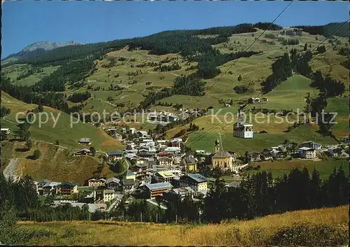 Saalbach Hinterglemm Fliegeraufnahme Kat. Saalbach Hinterglemm