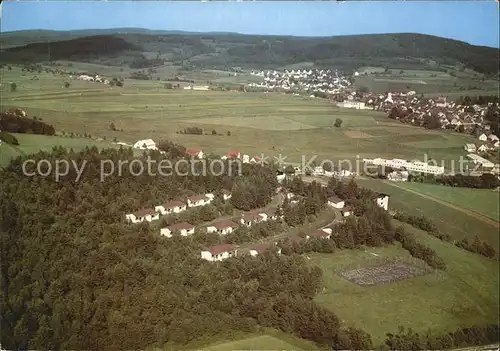 Schoensee Fliegeraufnahme Hotel Feriendorf St. Hubertus Kat. Schoensee