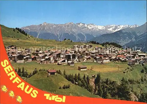Serfaus Tirol Panorama  Kat. Serfaus