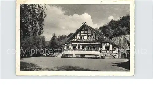 Koenigstein Taunus Cafe zum froehlichen Landmann Kat. Koenigstein im Taunus