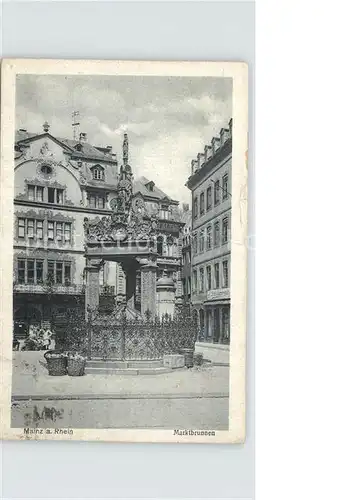 Mainz Rhein Marktbrunnen