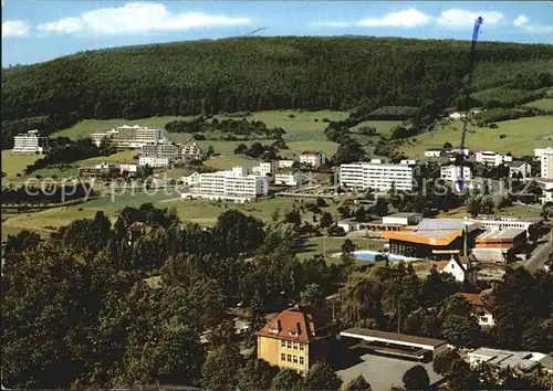 Salmuenster Bad Soden Heilbad zwischen Spessart und Vogelsberg Fliegeraufnahme Kat. Bad Soden am Taunus