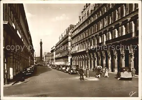 Paris Rue de Castiglione Colonne Kat. Paris