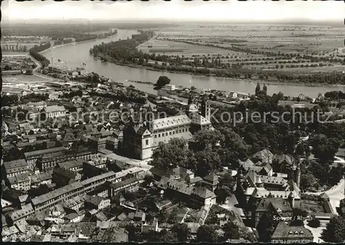 Speyer Rhein Altstadt Dom Fliegeraufnahme Kat. Speyer