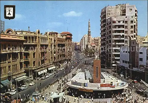 Alexandria Alexandrie Aegypten El Raml Platz Kat. Alexandria