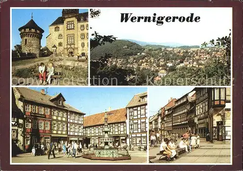 Wernigerode Harz Stadtteil Hasserode Markt Breite Strasse Kat. Wernigerode