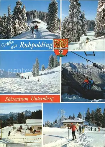 Ruhpolding Doppelsesselbahn Gipfelgaststaette Sonnenterrasse  Kat. Ruhpolding