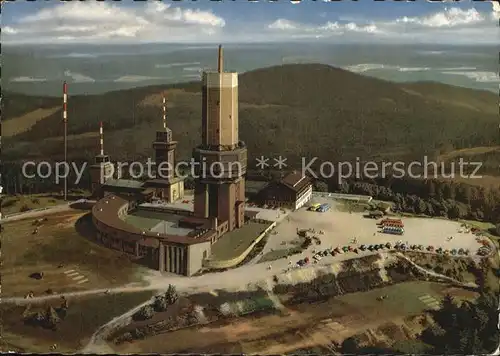 Grosser Feldberg Taunus Fliegeraufnahme  Kat. Schmitten