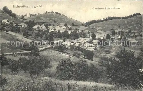 Hohrodberg Haut Rhin Alsace Gasthaus Stoehr Roess Kat. Hohrod