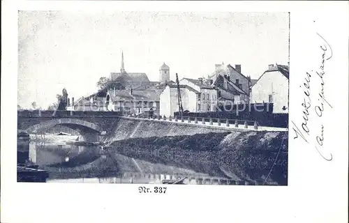 Vouziers Stadtansicht Kanal Kat. Vouziers