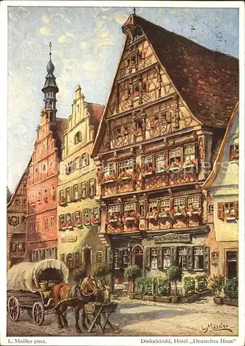 Dinkelsbuehl Hotel Deutsches Haus / Dinkelsbuehl /Ansbach LKR