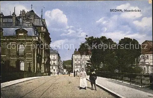 Sedan Ardennes Maasbruecke  Kat. Sedan