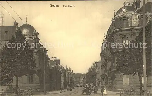 Sedan Ardennes Rue Thiers Kat. Sedan