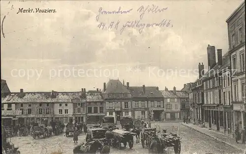 Vouziers Markt  Kat. Vouziers